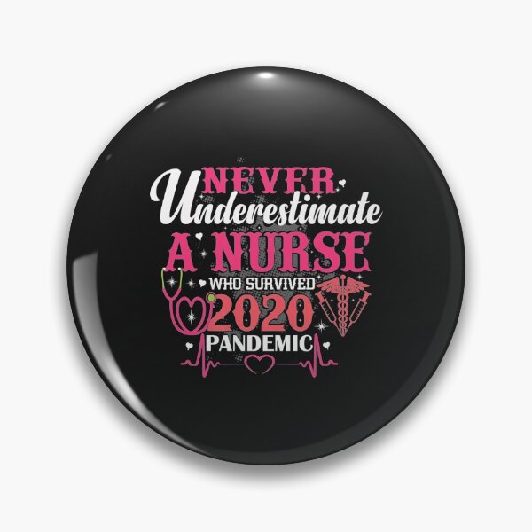 Item preview, Never Underestimate A Nurse Who Survived 2020 designed and sold by zellaplrnli.