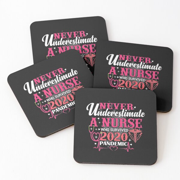 Item preview, Never Underestimate A Nurse Who Survived 2020 designed and sold by zellaplrnli.