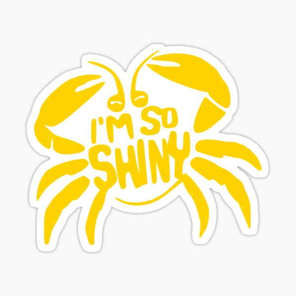 Too Shiny Sticker