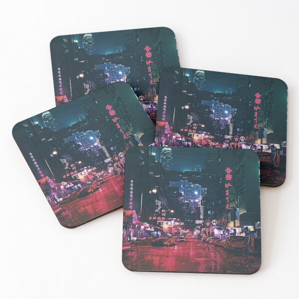 Item preview, Nighttime Cyberpunk Street designed and sold by xrbeaky.