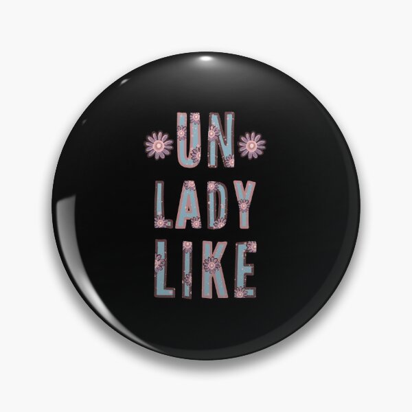 Item preview, Unlady Like Funny Quote With Flowers designed and sold by Squarebird.