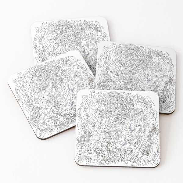 Item preview, Topographic Map Doodle designed and sold by M.R. Spann.