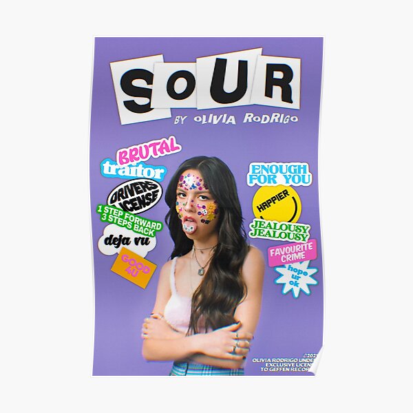 Olivia Rodrigo’s Sour Poster Poster