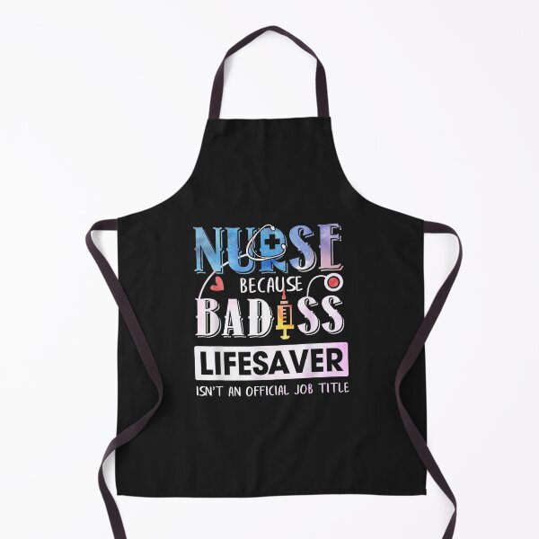 Item preview, Nurse Because Badass Lifesaver TShirt Watercolor designed and sold by zellaplrnli.