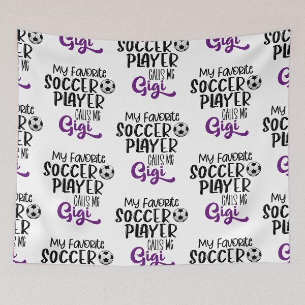 Item preview, My Favorite Soccer Player Calls Me Gigi, Soccer Grandma designed and sold by R&BApparel.