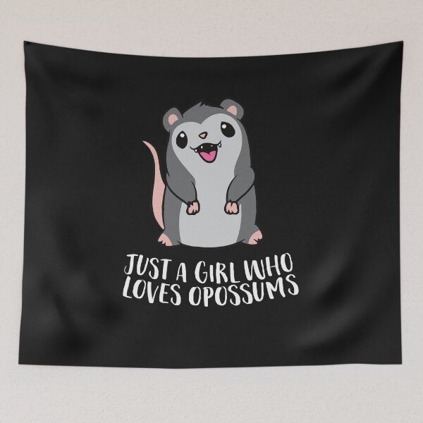 Item preview, just a girl who loves opossums cute opossum  designed and sold by whatsyokidswear.