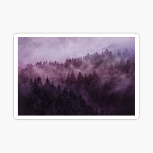 Item preview, Excuse Me, I'm Lost // Laid Back In A Romantasy Moody Wilderness Dream Forest With Cascadia Trees Covered In Magic Fog  designed and sold by Tordis Kayma.