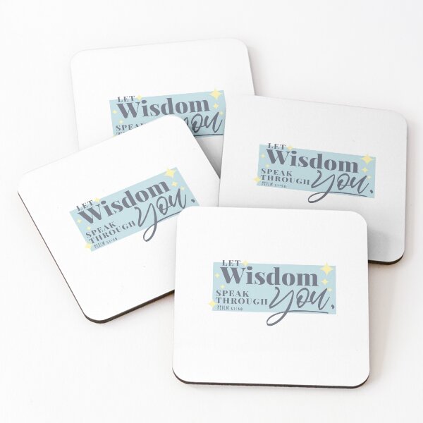 Item preview, Psalm 37:30 Wisdom Speak designed and sold by garmentoffaith.