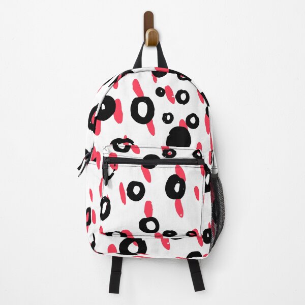 Item preview, Abstract Modern Red and Black Polka Design designed and sold by azure-ataraxia.