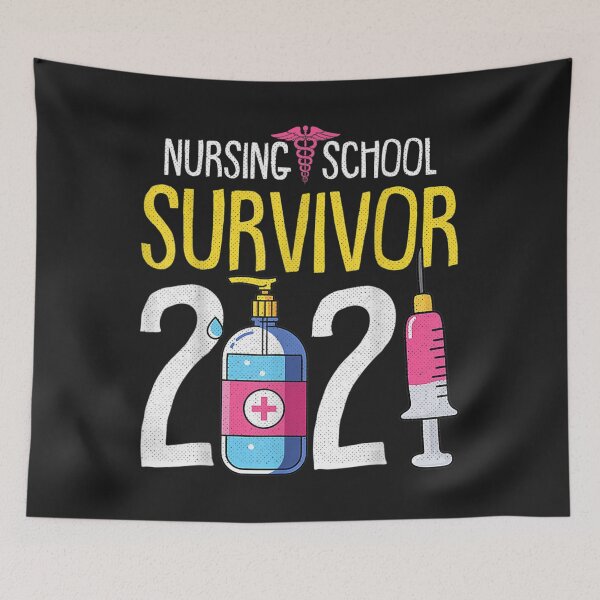 Item preview, Nursing School Survivor 2021 RN Nurse Grad Student designed and sold by zellaplrnli.