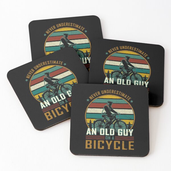 Item preview, Never Underestimate An Old Man On A Bicycle for a Cycling designed and sold by kristazzsa112.