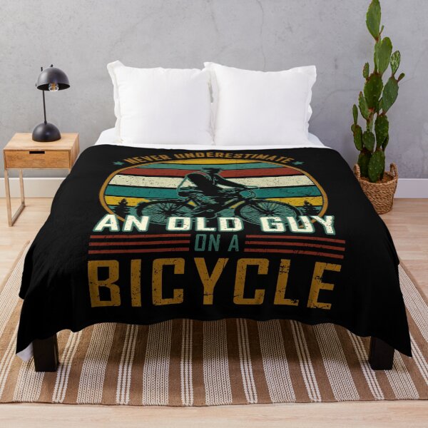 Item preview, Never Underestimate An Old Man On A Bicycle for a Cycling designed and sold by kristazzsa112.