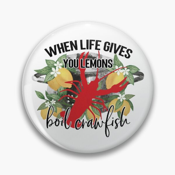 Item preview, When Life Gives You Lemons Boil Crawfish designed and sold by StellaGraceTees.