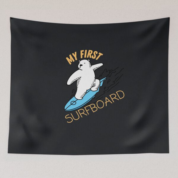 Item preview, MY FIRST SURFBOARD T SHIRT designed and sold by SukanyaShop.