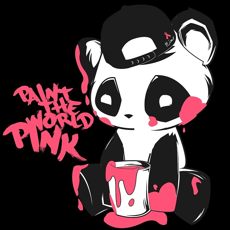 Pink panda