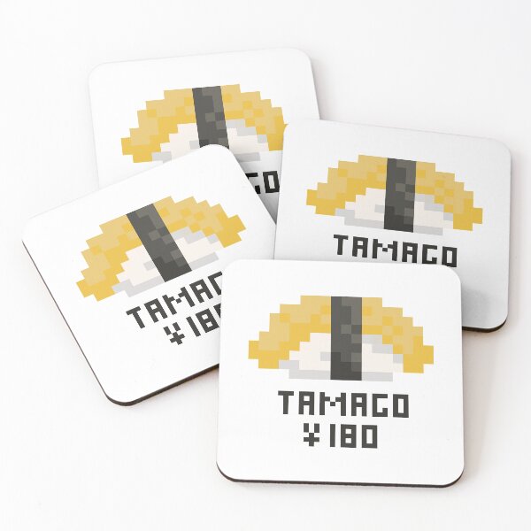 Item preview, Tamago Eggroll Nigiri Sushi Pixel Art designed and sold by AnnaYenardi.