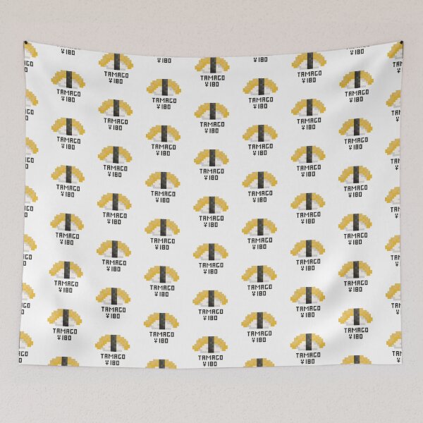 Item preview, Tamago Eggroll Nigiri Sushi Pixel Art designed and sold by AnnaYenardi.