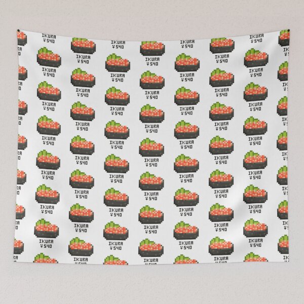 Item preview, Ikura Gunkan Sushi Pixel Art designed and sold by AnnaYenardi.
