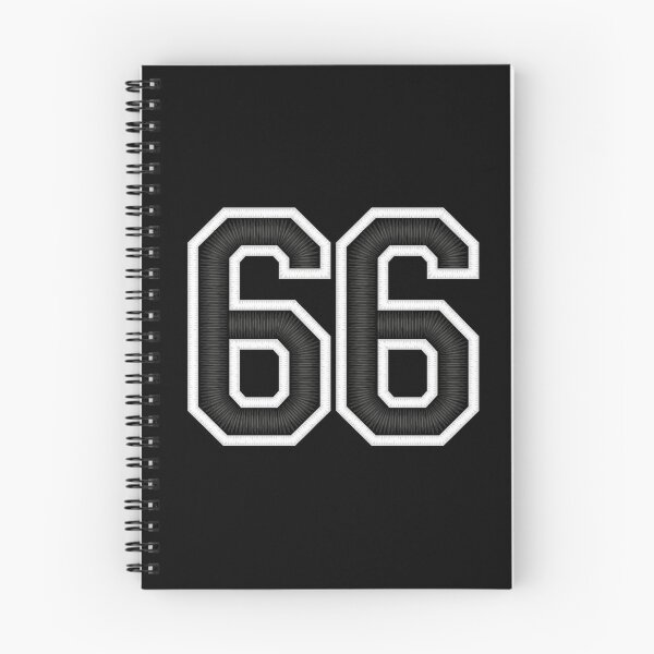 Item preview, 66 Black Jersey Sports Number sixty-six Football 66 designed and sold by elhefe.