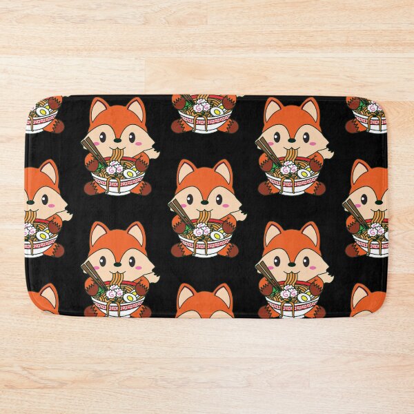 Item preview, Fox Eating Ramen designed and sold by YueHeng Creates ⭐⭐⭐⭐⭐.
