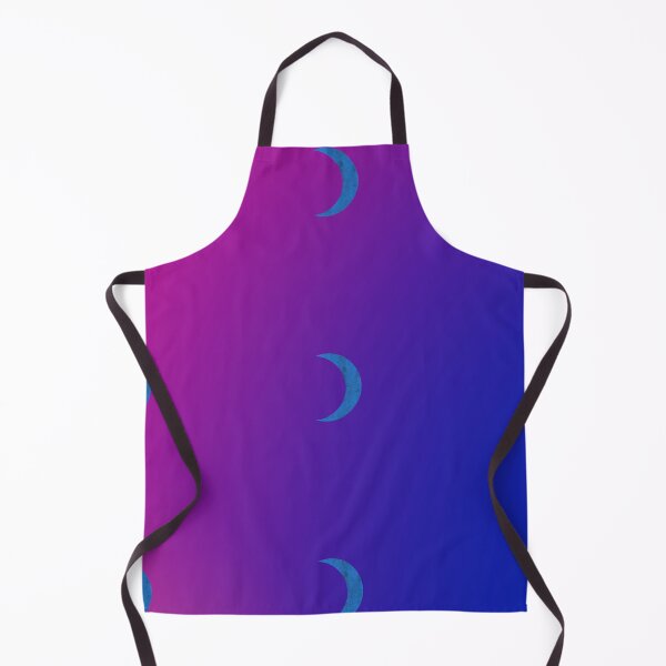 Item preview, Blue Crescent Moon Pattern in Purple/Blue Sky designed and sold by ShaunSandhu.