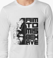 I Aim To Misbehave Long Sleeve T-Shirt