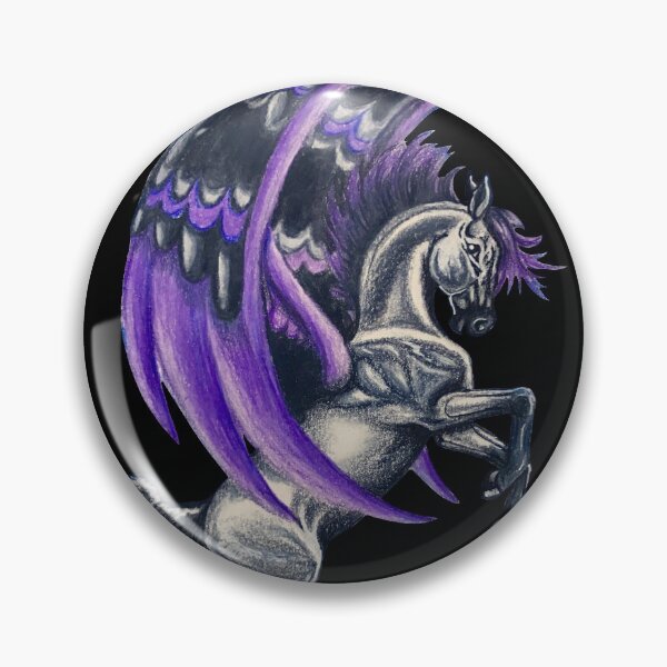 Item preview, Purple and Black Pegasus Art designed and sold by Lady-Lilac.