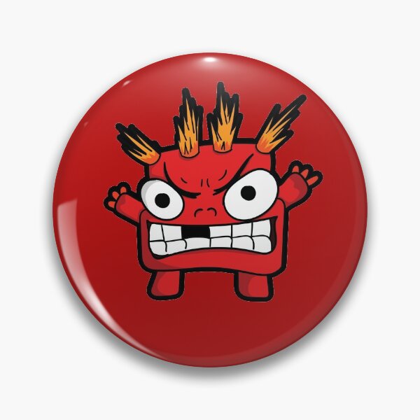 Item preview, angry red monster designed and sold by STRplatinum.