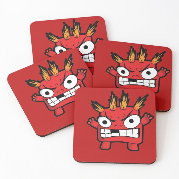 Item preview, angry red monster designed and sold by STRplatinum.