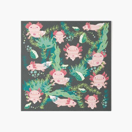 Baby Axolotl Art Board Print