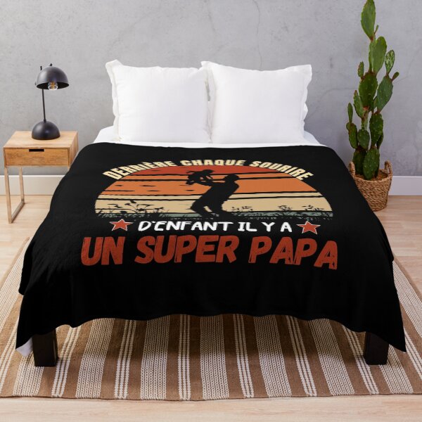 Aperçu de l'œuvre Un super Papa Cadeau pour la fête des pères créée et vendue par TeeJfm.
