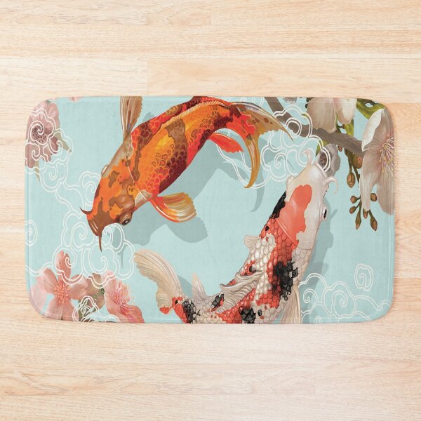 Item preview, Two Japanese Koi Fish Swimming designed and sold by Peekonet.