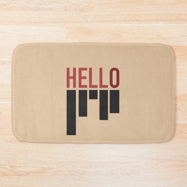 Item preview, Hello / Hell - Minimalist Typography Art designed and sold by CityCollection.
