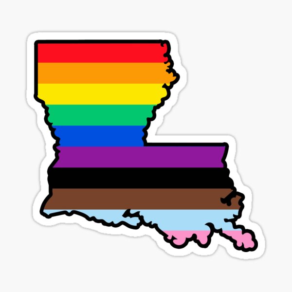 "Louisiana Pride" Sticker for Sale by fearcity Redbubble