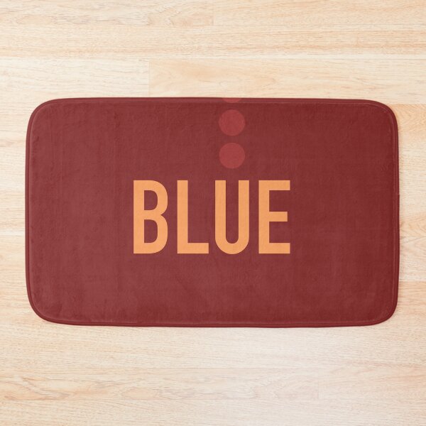 Item preview, Blue - Red Minimalist Typography Art designed and sold by CityCollection.