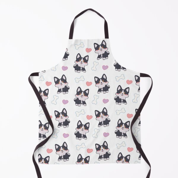 Artikelvorschau, Chibi Dog Design - Schwarz-weißer Hund entworfen und verkauft von HJacka.