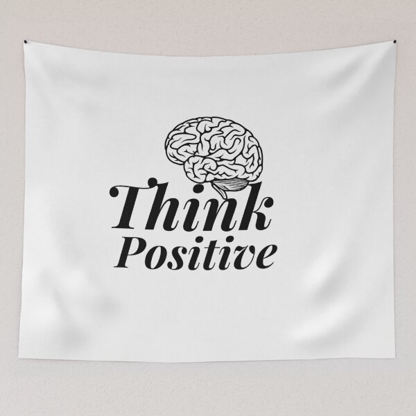 Item preview, Motivational Quote " Think positive" designed and sold by AIOSG.