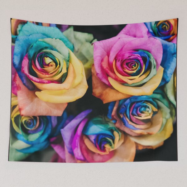 Item preview, Rainbow Flowers t-shirt  designed and sold by LIQA.