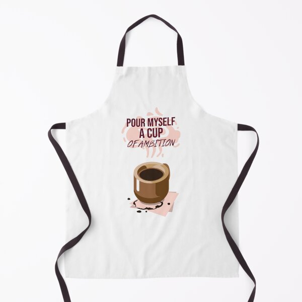 Item preview, Pour Myself a Cup of Ambition - Country Dolly Parton Design in dark brown print with pink designed and sold by katiekendall.