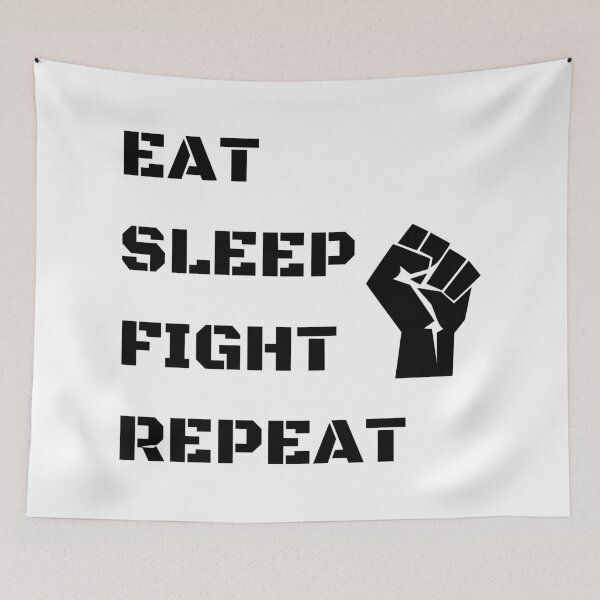 Artikelvorschau, Eat Sleep Fight Repeat entworfen und verkauft von OMdesigns93.