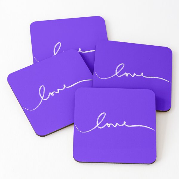 Item preview, Love - Script - Text - Blue and White designed and sold by OceansSupply.