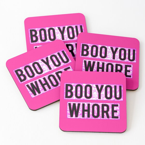 Item preview, Boo You Whore (Pink Punch) designed and sold by Dolls X Beauty.