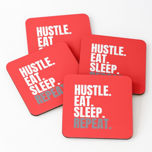 Item preview, Hustle East Sleep Repeat designed and sold by OceansSupply.
