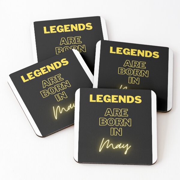 Item preview, Legends Are Born In May - Neon Glow Sign designed and sold by OceansSupply.