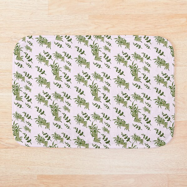 Pastels and Mint Home Bath Mat