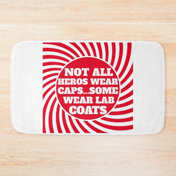 Item preview, Not All Heros Wear Caps Some Wear Lab Coats  - Medical Laboratory Technologist Quote Funny designed and sold by mewsis.