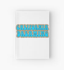 California Dreaming Song Lyrics Hippie 60s Peace Hardcover Journal