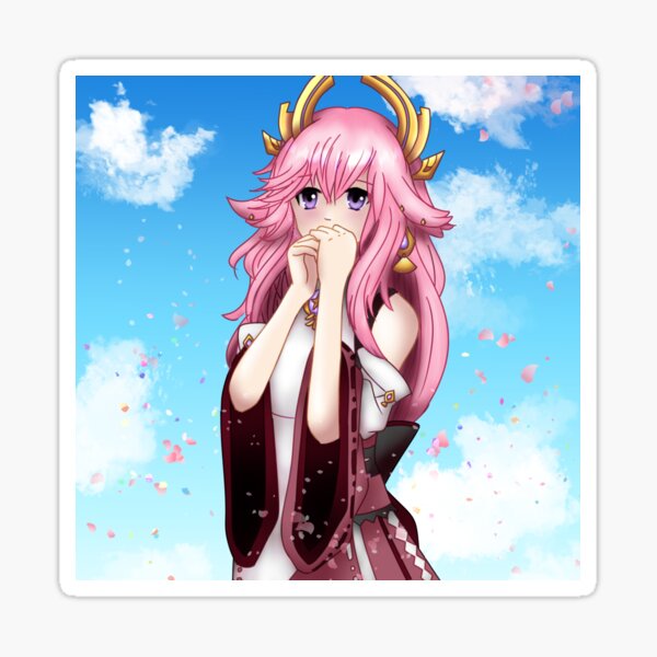 praying yae Sticker