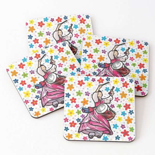 Item preview, rainbow floral pattern | Hanbok_Janggu Dance | Traditional Korean costumes and dance moves | DESIGNBRAND Paulo designed and sold by DESIGNBRAND.
