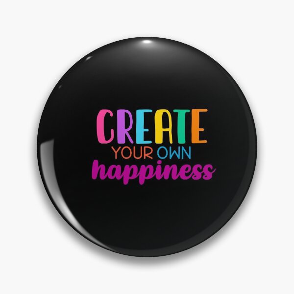 Item preview, Create your own happiness designed and sold by Letter & Petal.